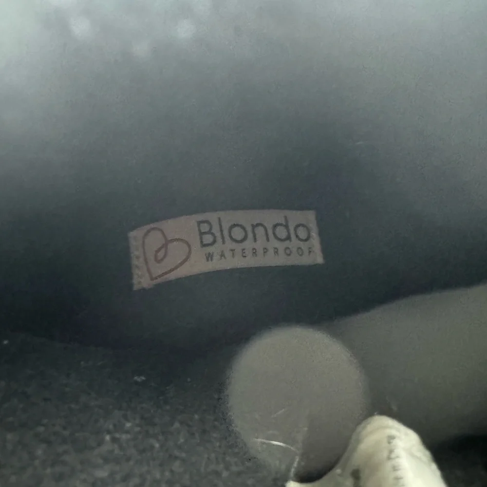Blondo Daisy Size‎ 6.5 Black Waterproof Quilted Ankle Boots Snow Rain